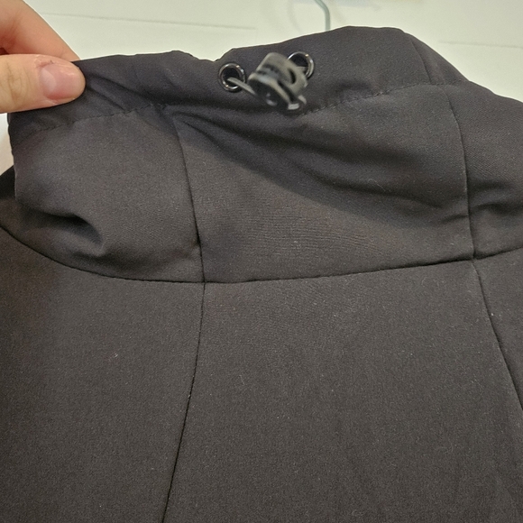 Hyba Womens XXL plus Size Sleevless Vest Jacket Mock Neck Resizable Black Puffer - Picture 7 of 10